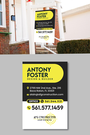 Signage Design by debdesign for AFG | Design: #32091192