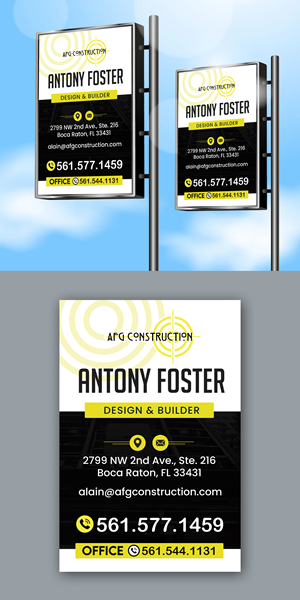 Signage Design by debdesign for AFG | Design: #32091967