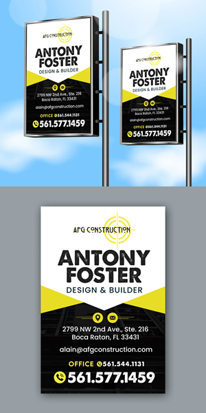 Signage Design by debdesign for AFG | Design: #32091968