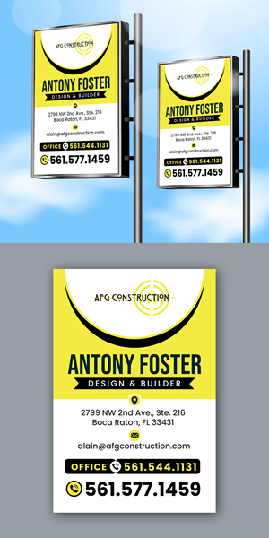 Signage Design by debdesign for AFG | Design: #32091975