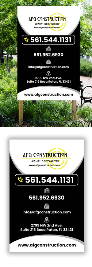 Signage Design by debdesign for AFG | Design: #32093090