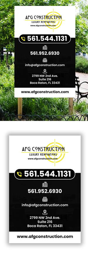 Signage Design by debdesign for AFG | Design: #32093092