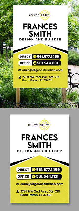 Signage Design by debdesign for AFG | Design: #32093802