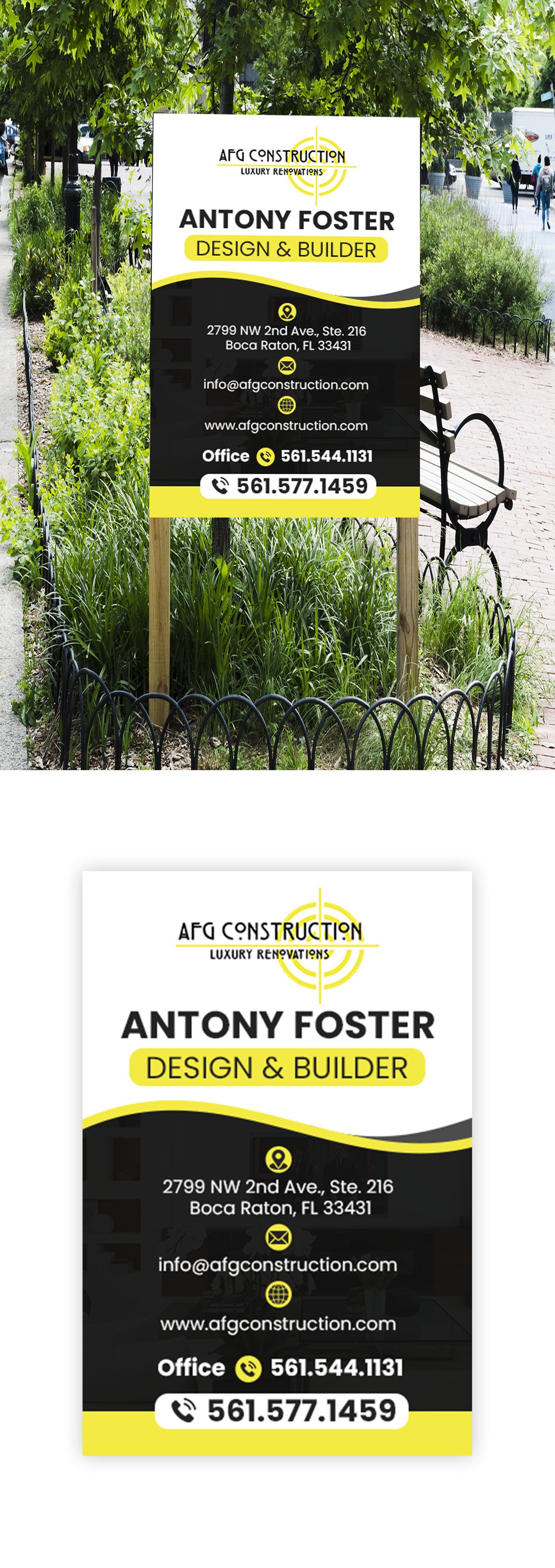 Signage Design by debdesign for AFG | Design #32094311