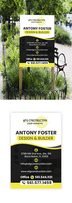 Signage Design by debdesign for AFG | Design: #32094311
