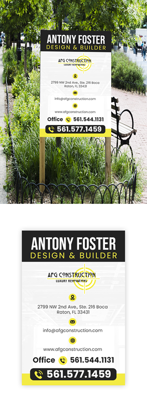 Signage Design by debdesign for AFG | Design: #32094312