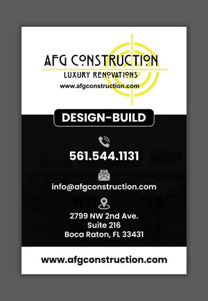 Signage Design by debdesign for AFG | Design: #32162419