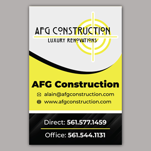 Signage Design by Bidita Saha for AFG | Design: #32090738