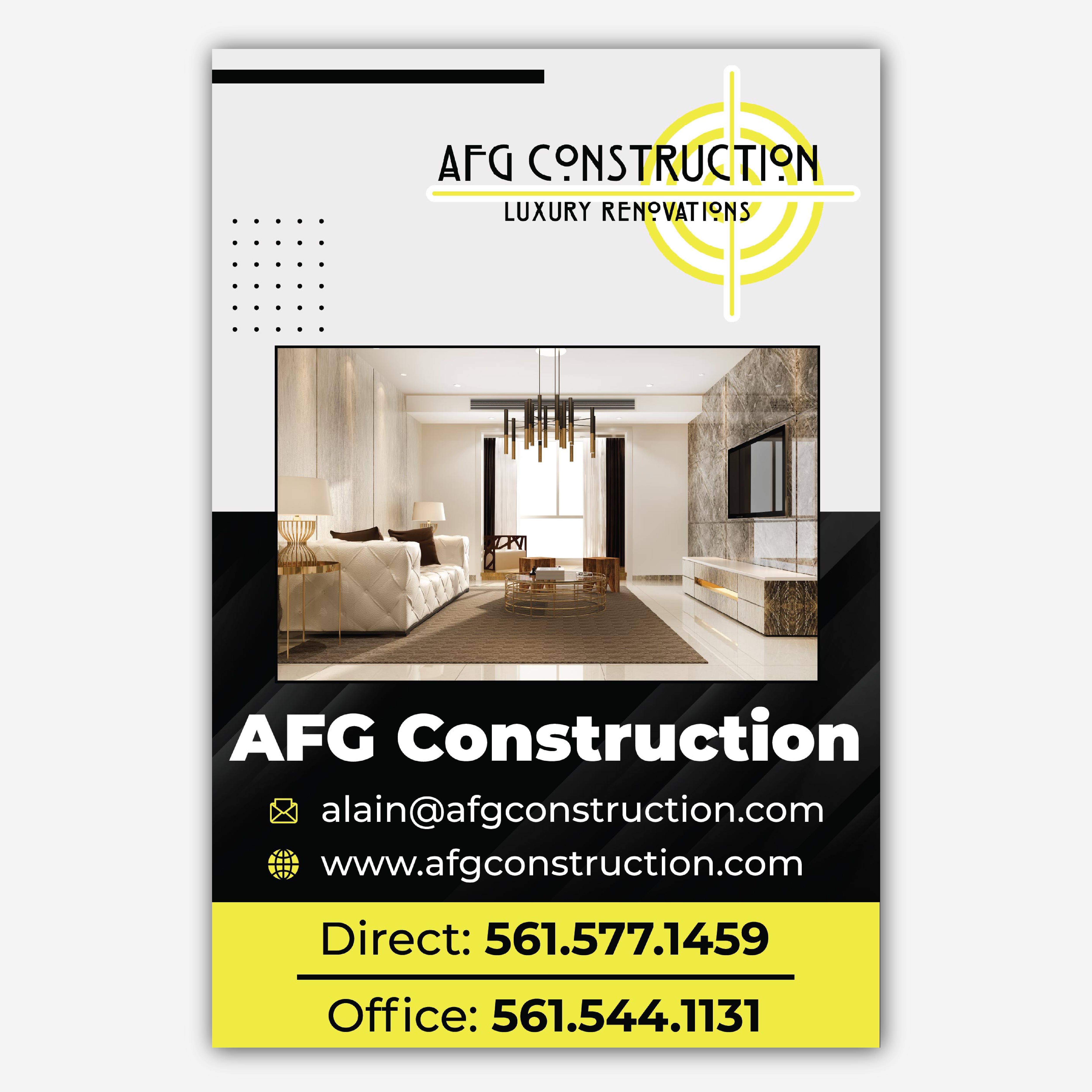 Signage Design by Bidita Saha for AFG | Design #32093772