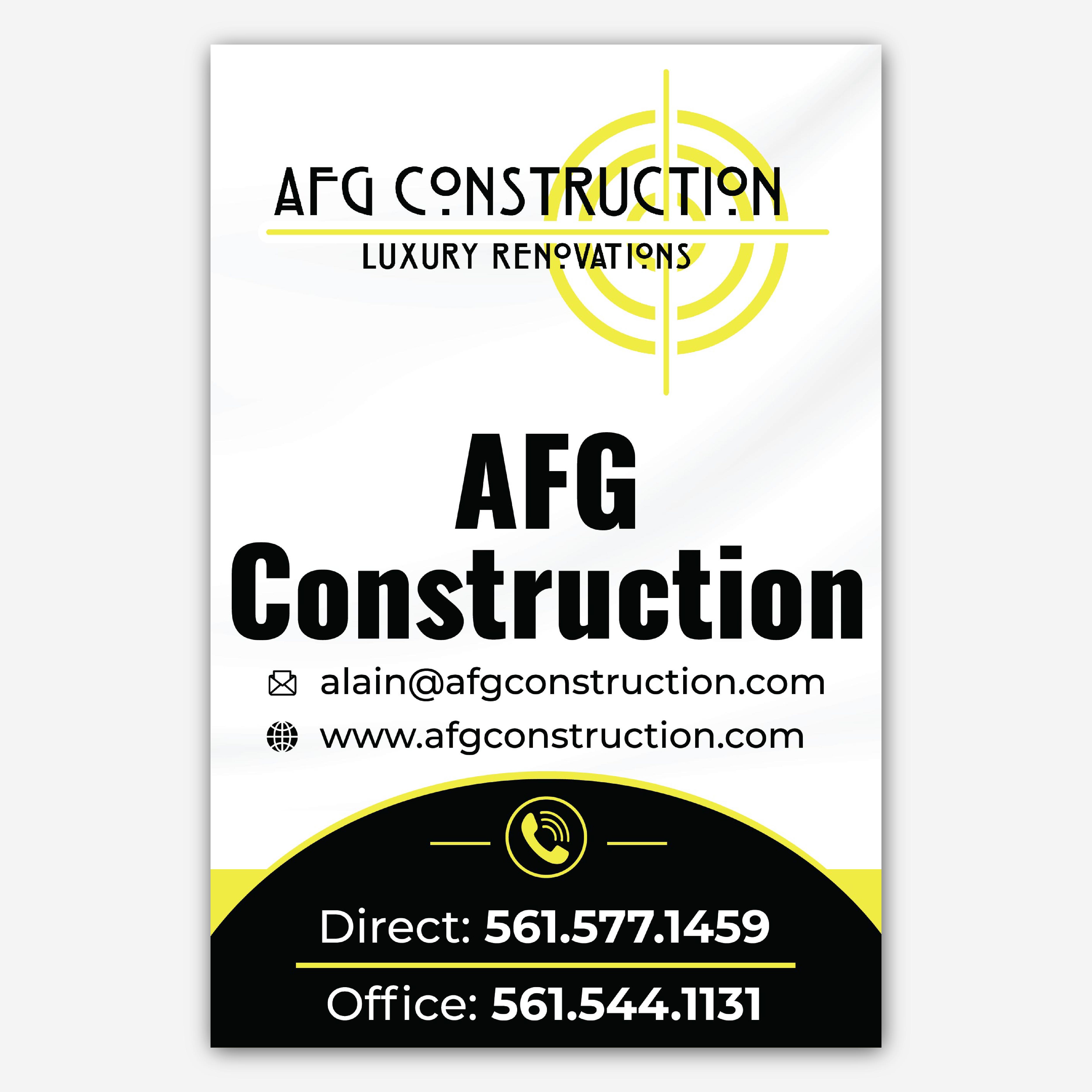 Signage Design by Bidita Saha for AFG | Design #32093777