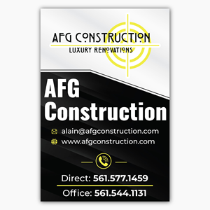 Signage Design by Bidita Saha for AFG | Design: #32093785
