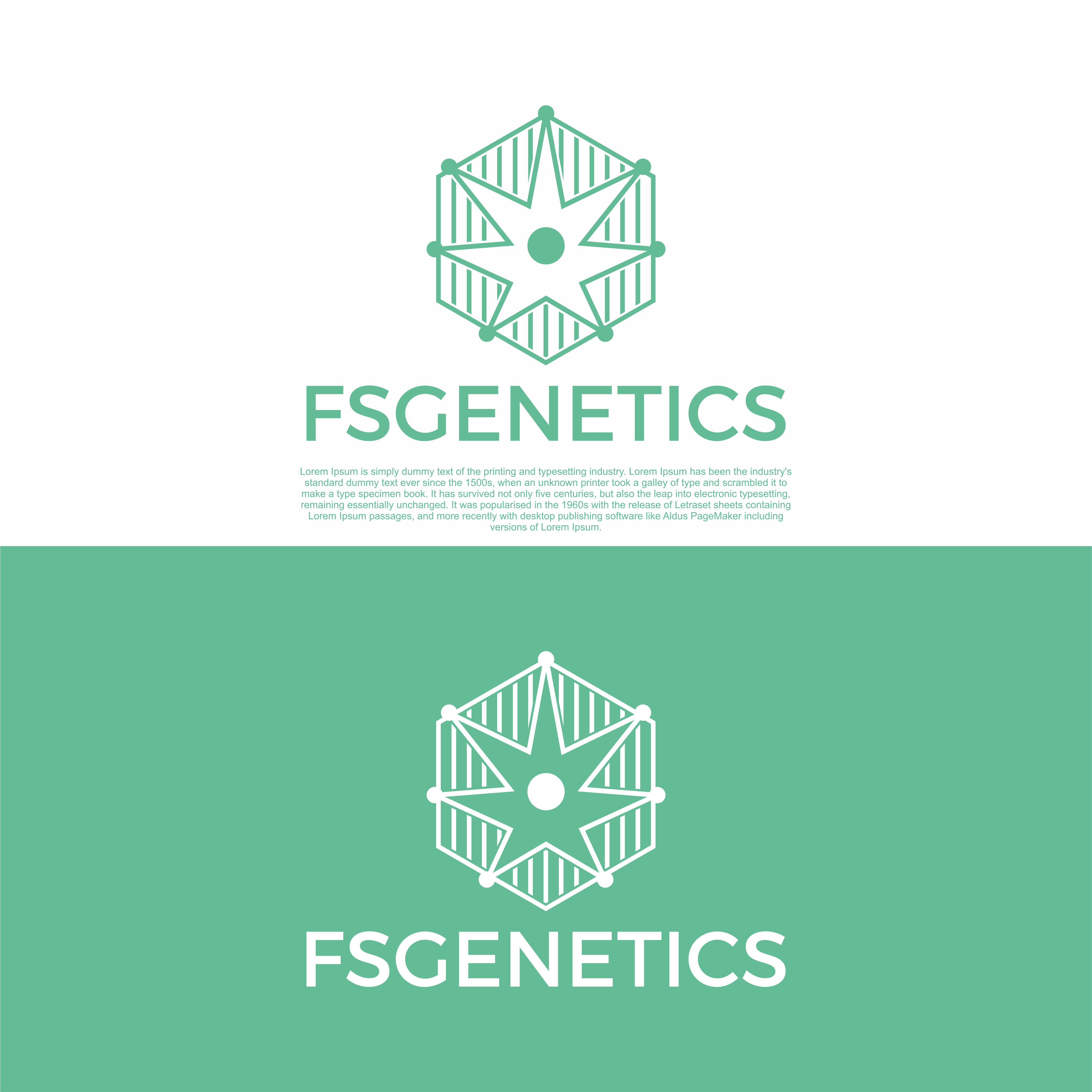 Logo Design by diego costa for FSgenetics  | Design #32100245