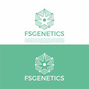 Logo Design by diego costa for FSgenetics  | Design: #32100245