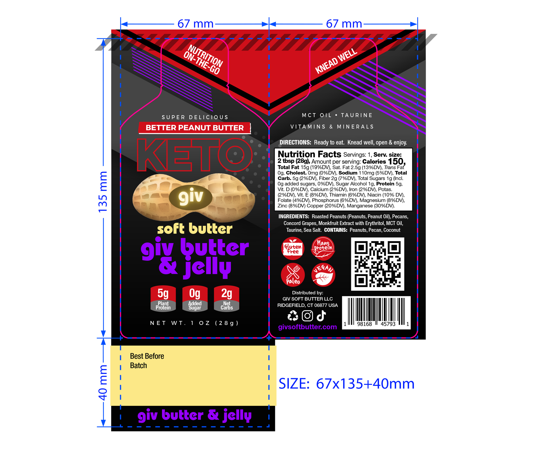 Packaging Design by ZETA for giv soft butter | Design #32104440