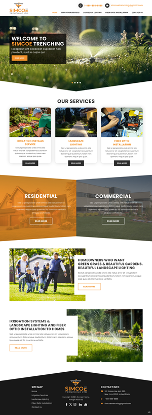 Web Design by pb for Simcoe Trenching LTD. | Design: #32096675