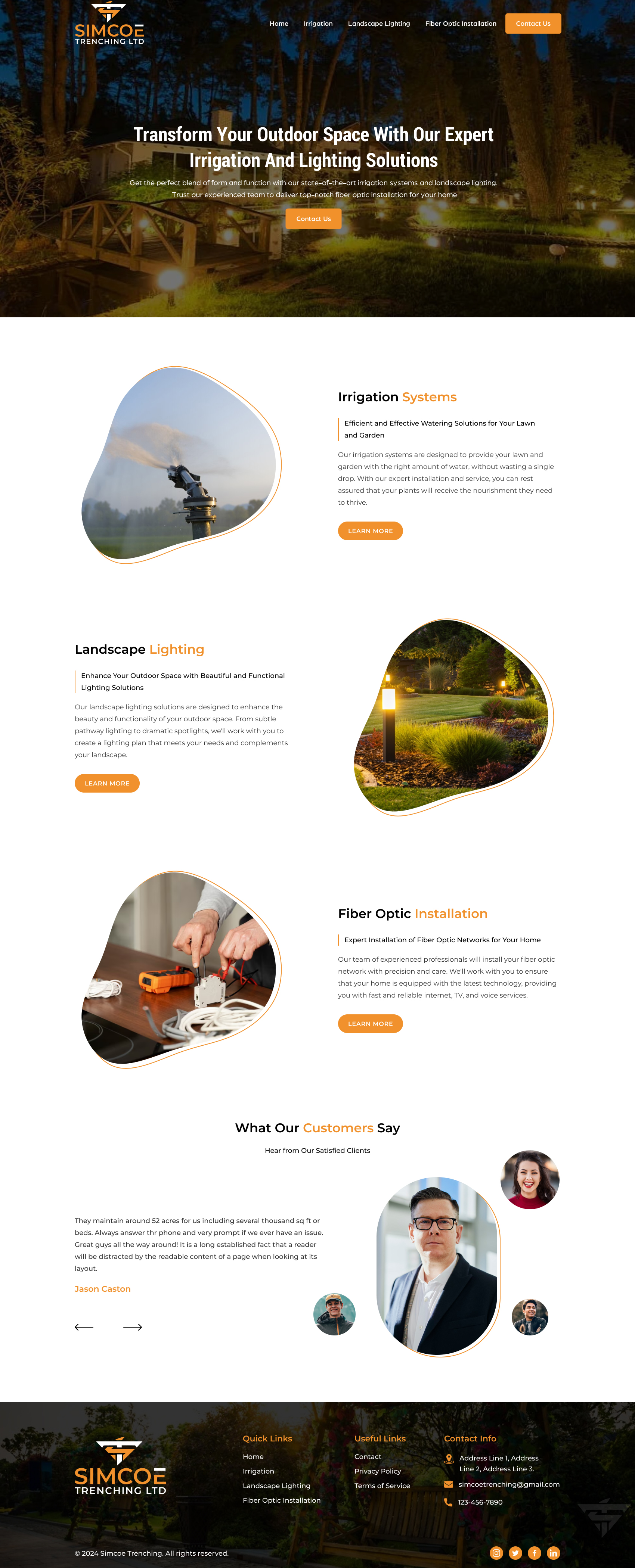 Web Design by Sbss for Simcoe Trenching LTD. | Design #32093438