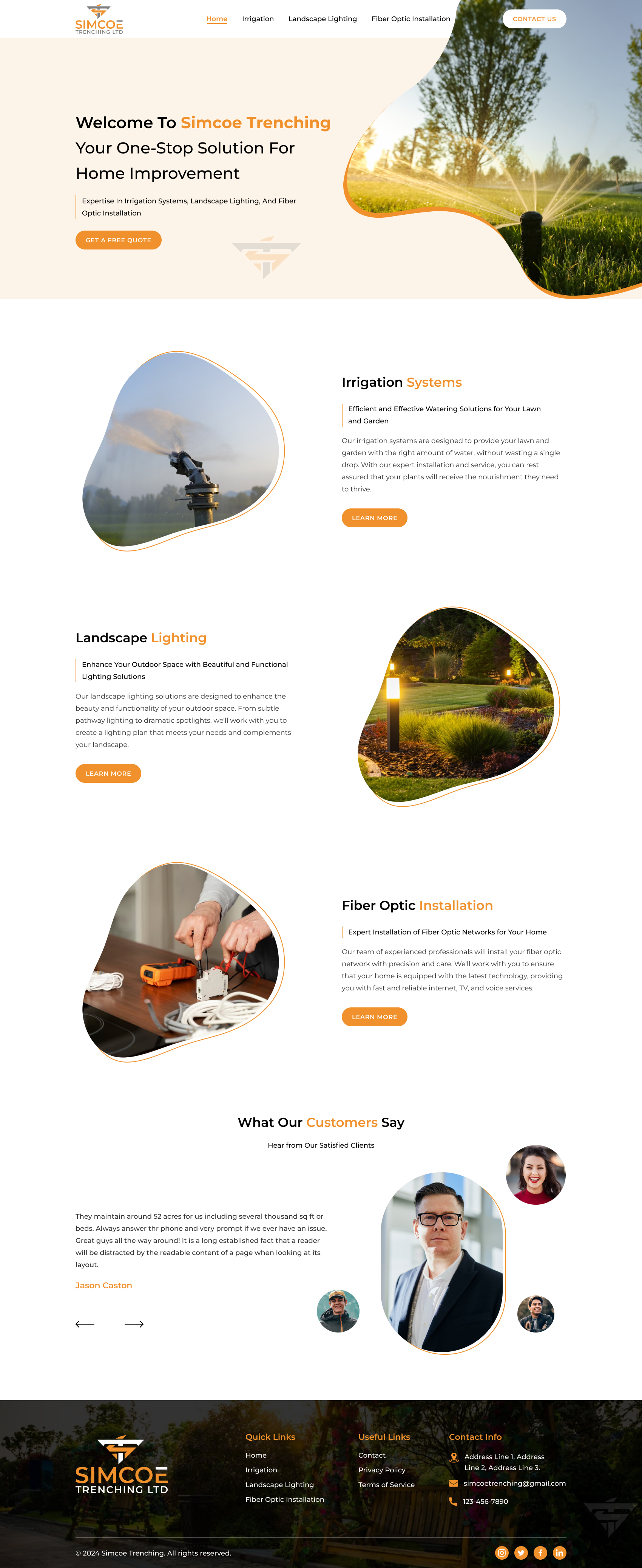Web Design by Sbss for Simcoe Trenching LTD. | Design #32094528