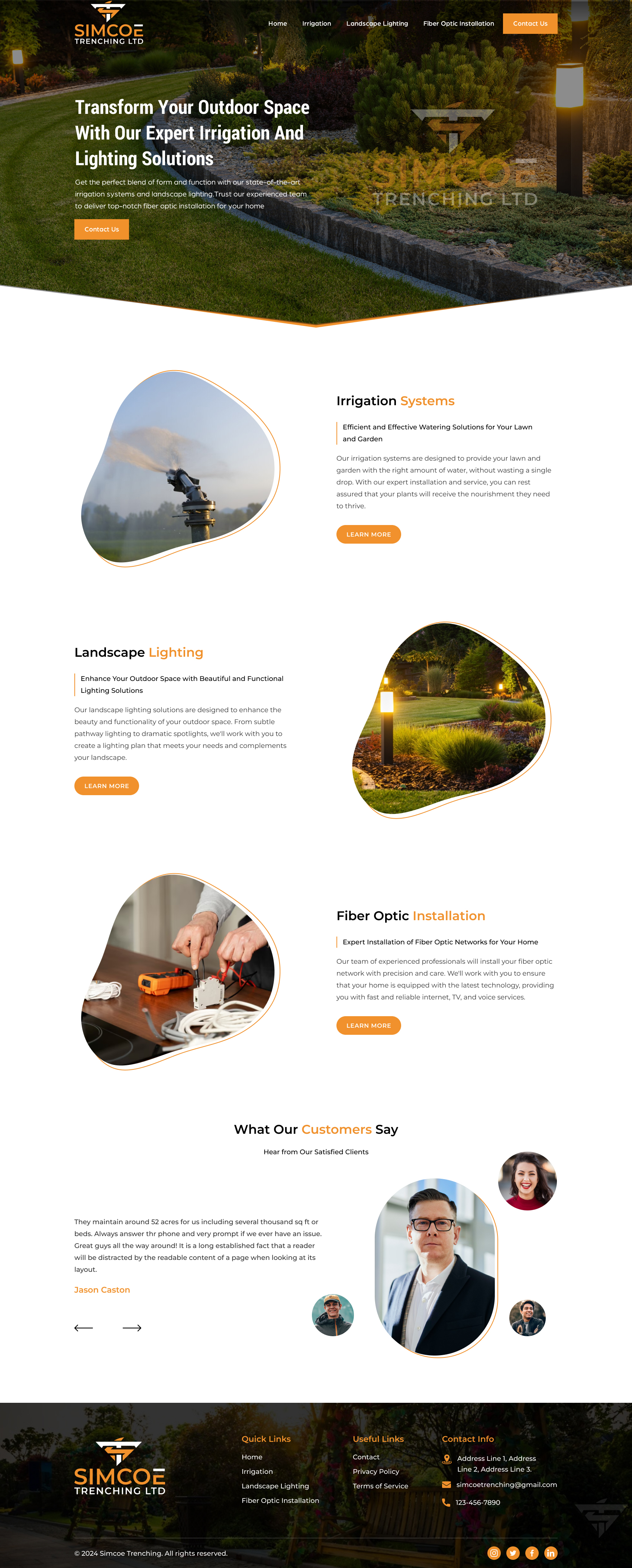 Web Design by Sbss for Simcoe Trenching LTD. | Design #32094537