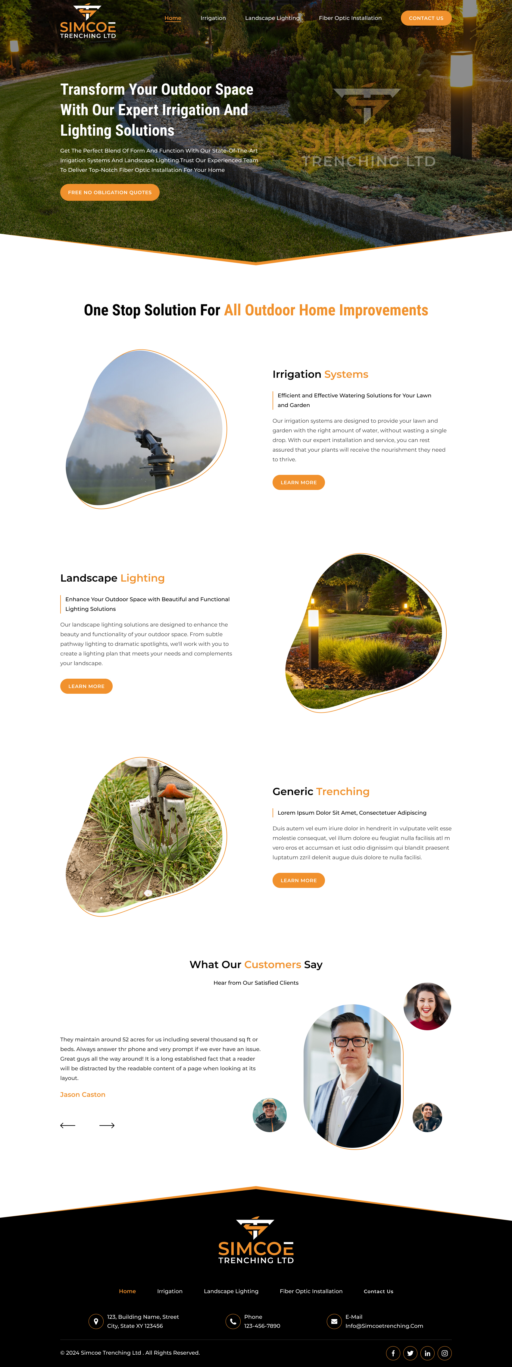 Web Design by Sbss for Simcoe Trenching LTD. | Design #32108324
