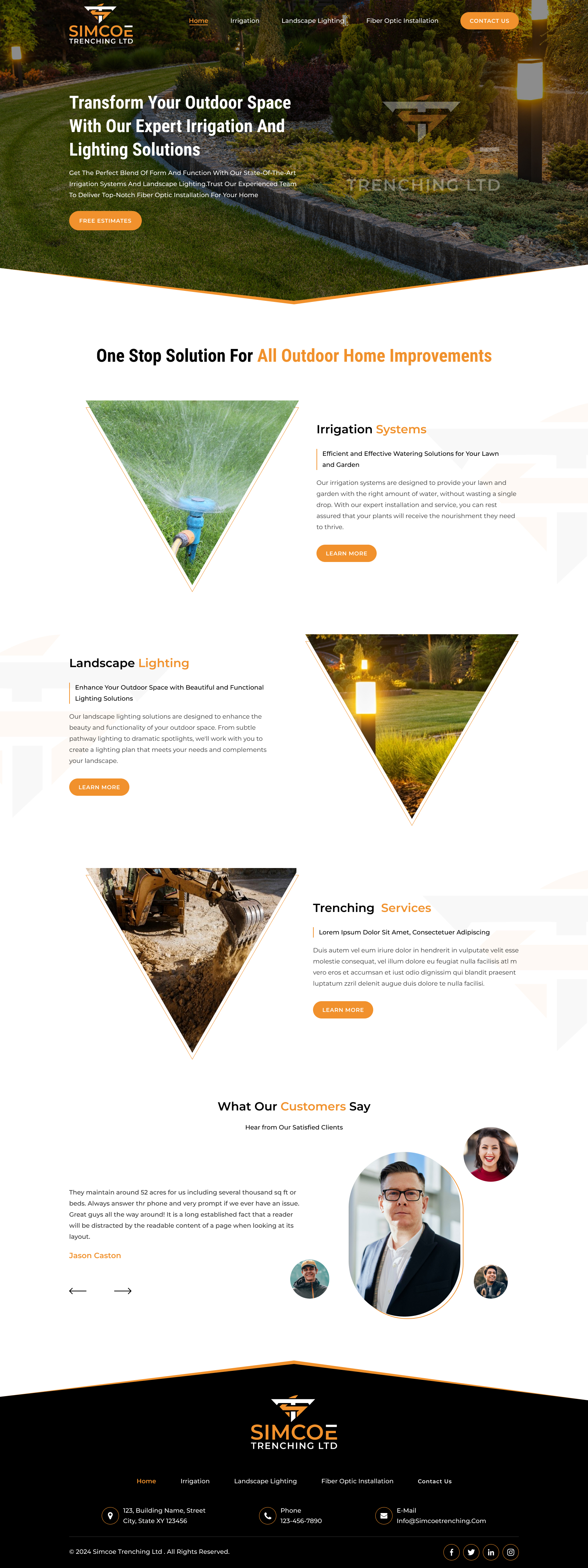 Web Design by Sbss for Simcoe Trenching LTD. | Design #32121539