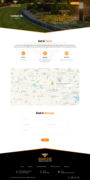 Web Design by Sbss for Simcoe Trenching LTD. | Design: #32147530