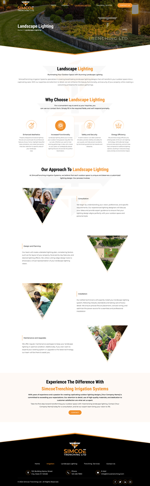 Web Design by Sbss for Simcoe Trenching LTD. | Design: #32159730