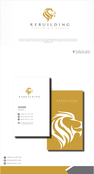 Logo-Design von zebronicgraphic für Rebuilding Hope - ZGM Missions Team | Design: #32091792