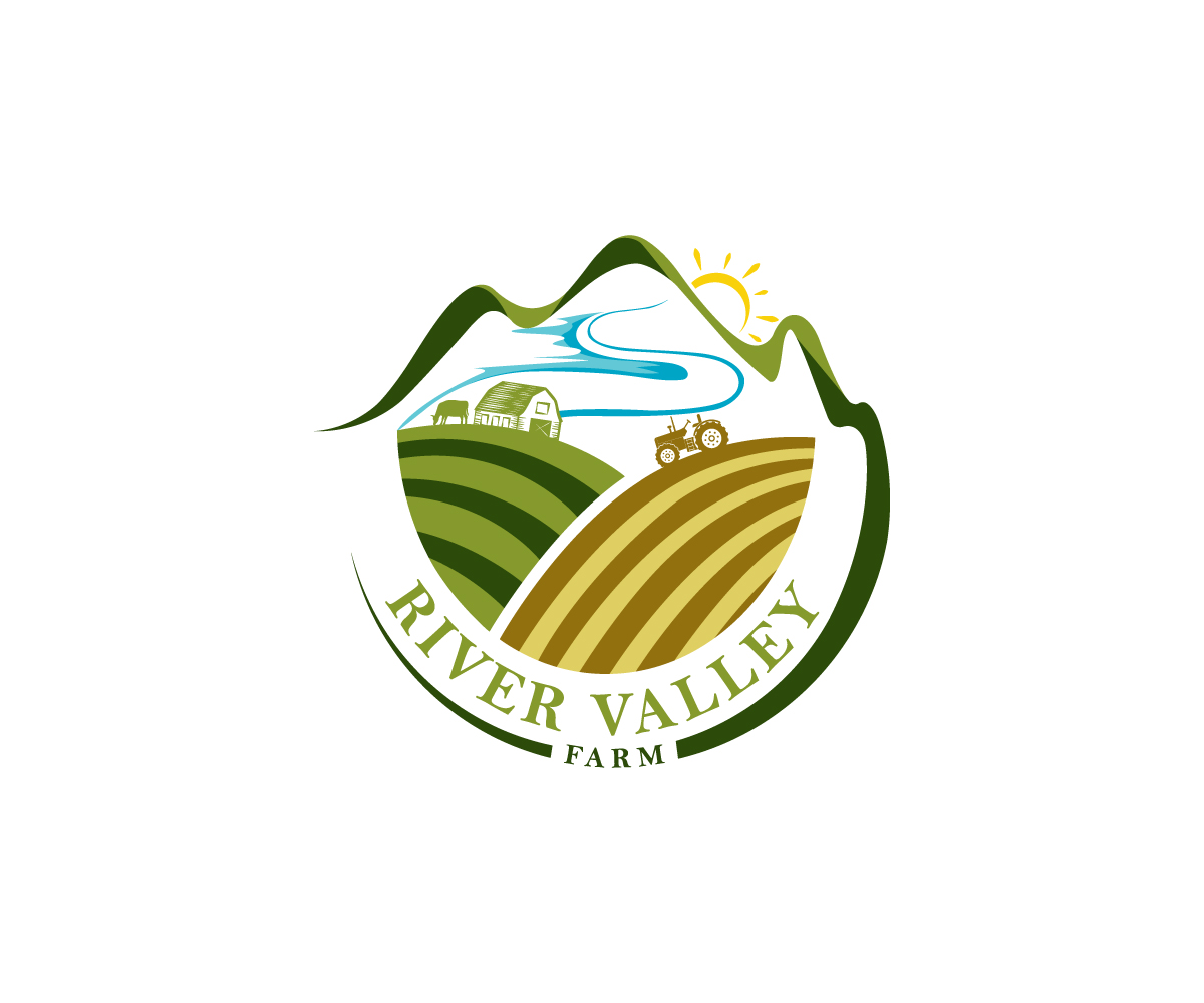 Logo Design for (RV) River Valley Farm by Ahasan36 Design 32102129