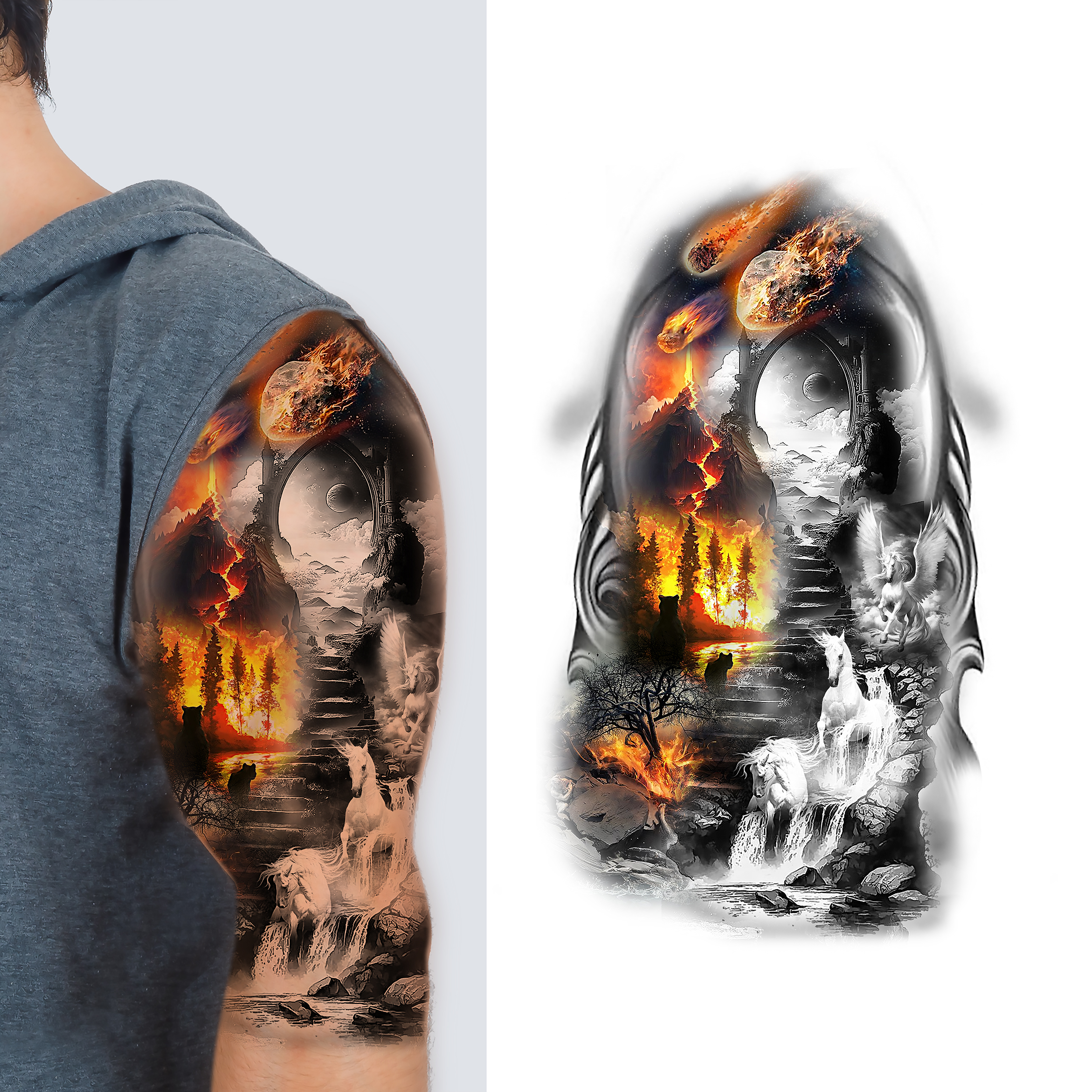 Tattoo Design by Jose Lopez ( Verified Pro Designer ) for this project | Design #32094924