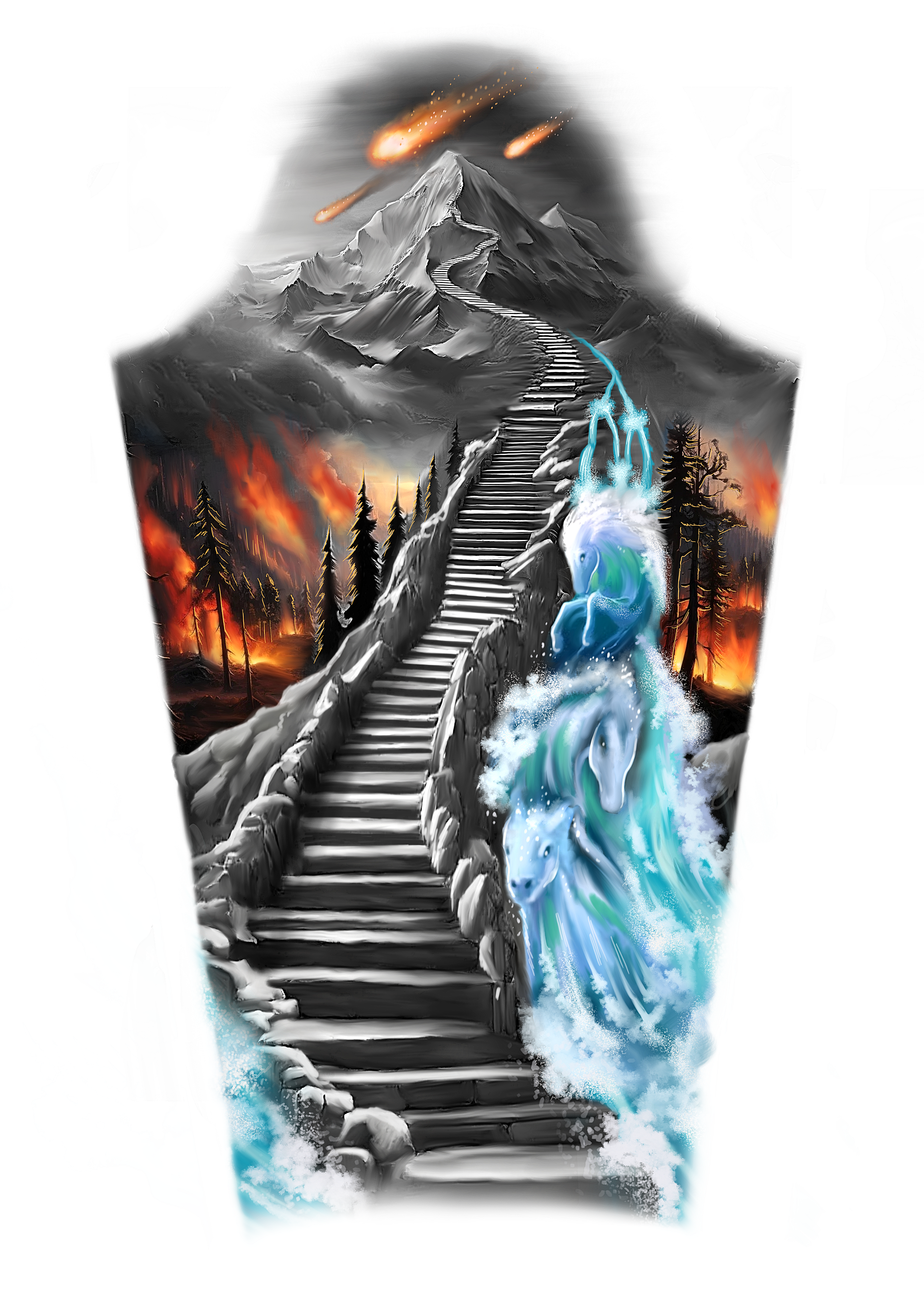 Tattoo Design by rafaelcame 2 for this project | Design #32107400