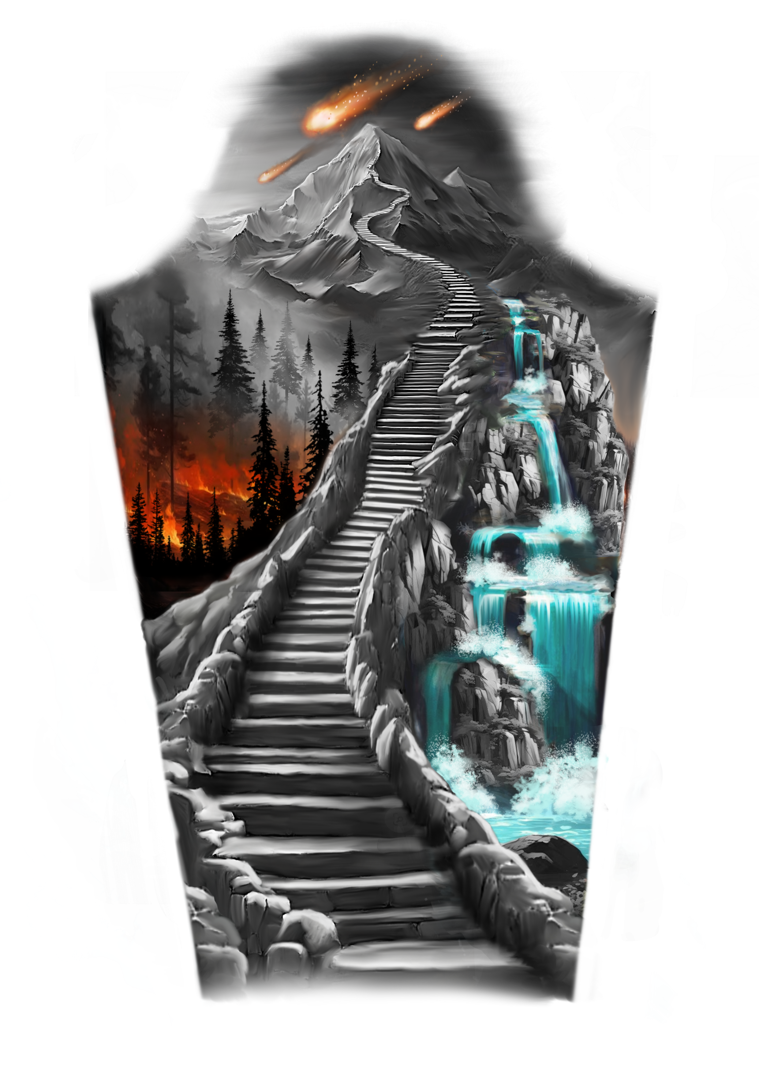 Tattoo Design by rafaelcame 2 for this project | Design #32117106