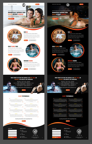 Web Design by pb for Rosie Lee Hart Fitness for Men | Design: #32102317