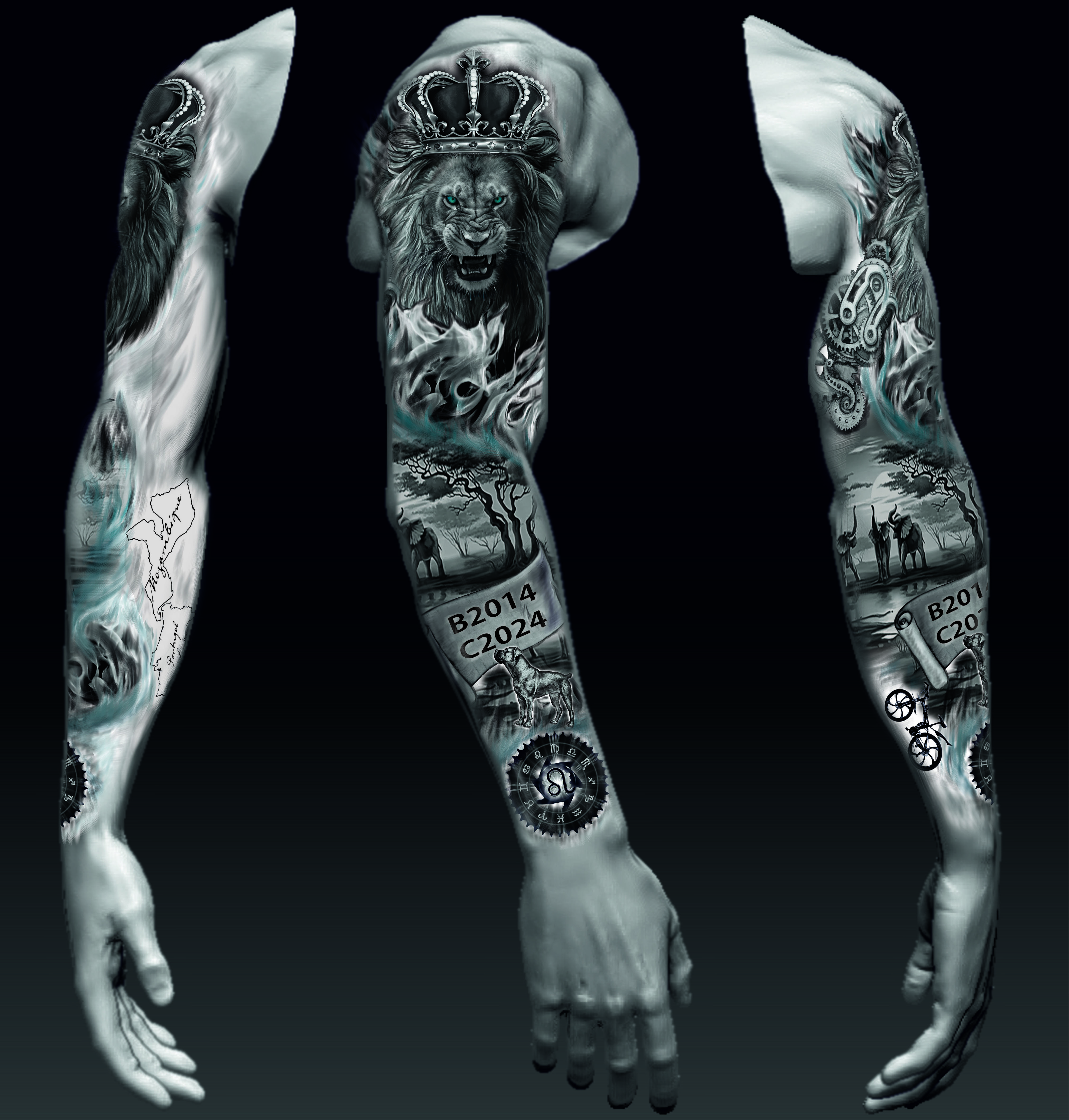 Tattoo-Design von Jamal 12 für dieses Projekt | Design #32159114