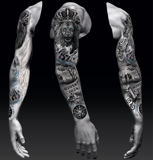 Tattoo Design by Jamal 12