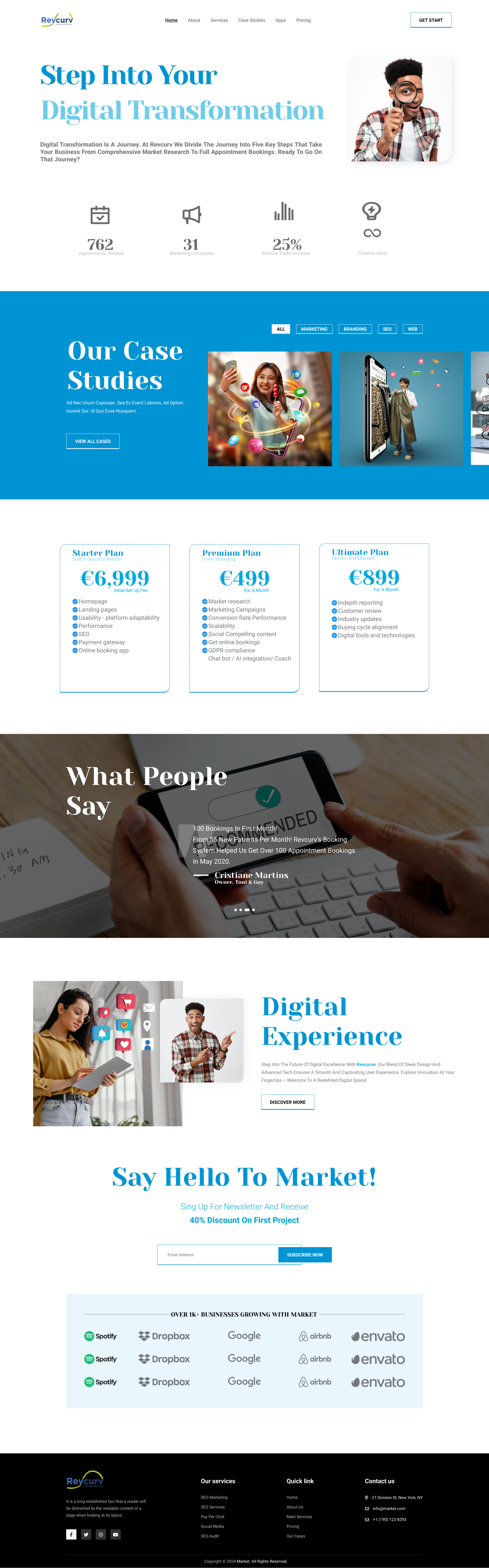 Web Design par AmithDesigns pour Revcurv | Design #32106577
