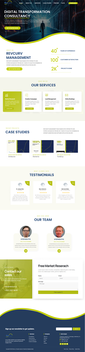 Web Design par WahDesign pour Revcurv | Design : #32125737