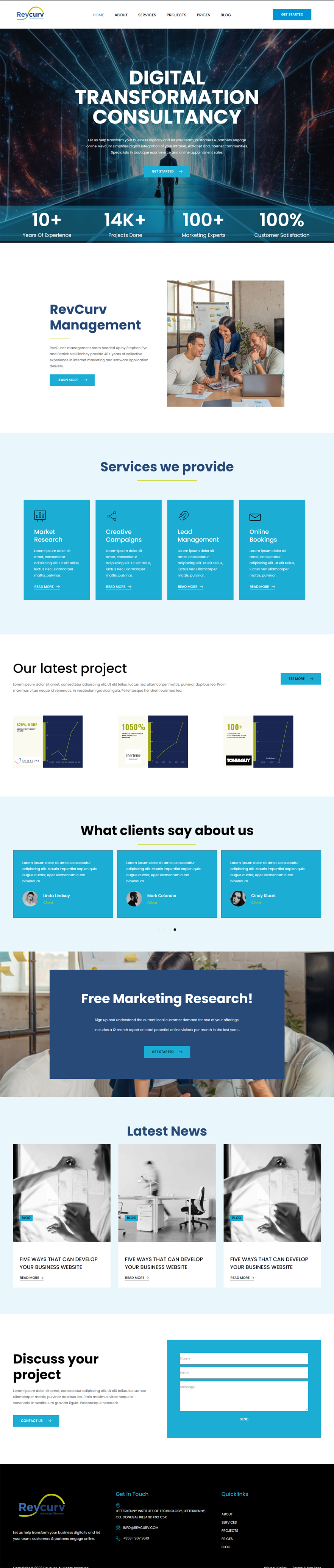 Web Design by WahDesign for Revcurv | Design #32135418