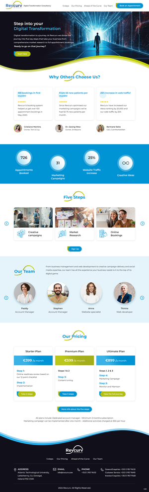 Web Design par pb pour Revcurv | Design : #32110150