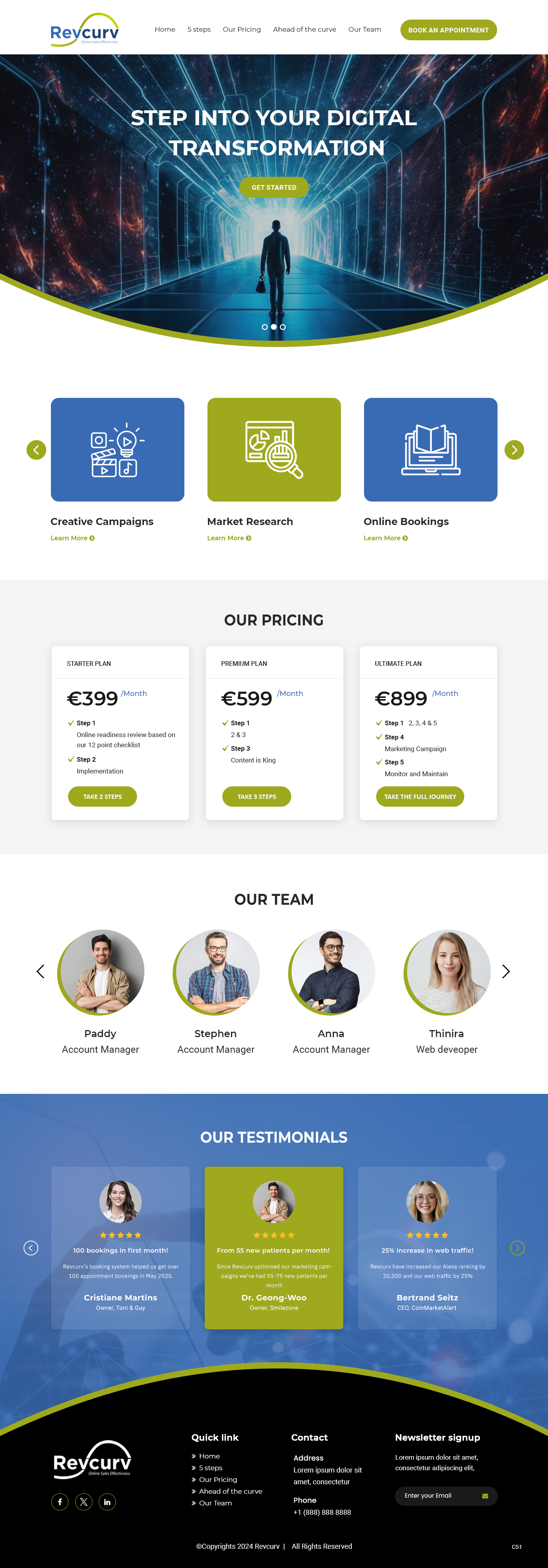 Web Design par pb pour Revcurv | Design #32110154