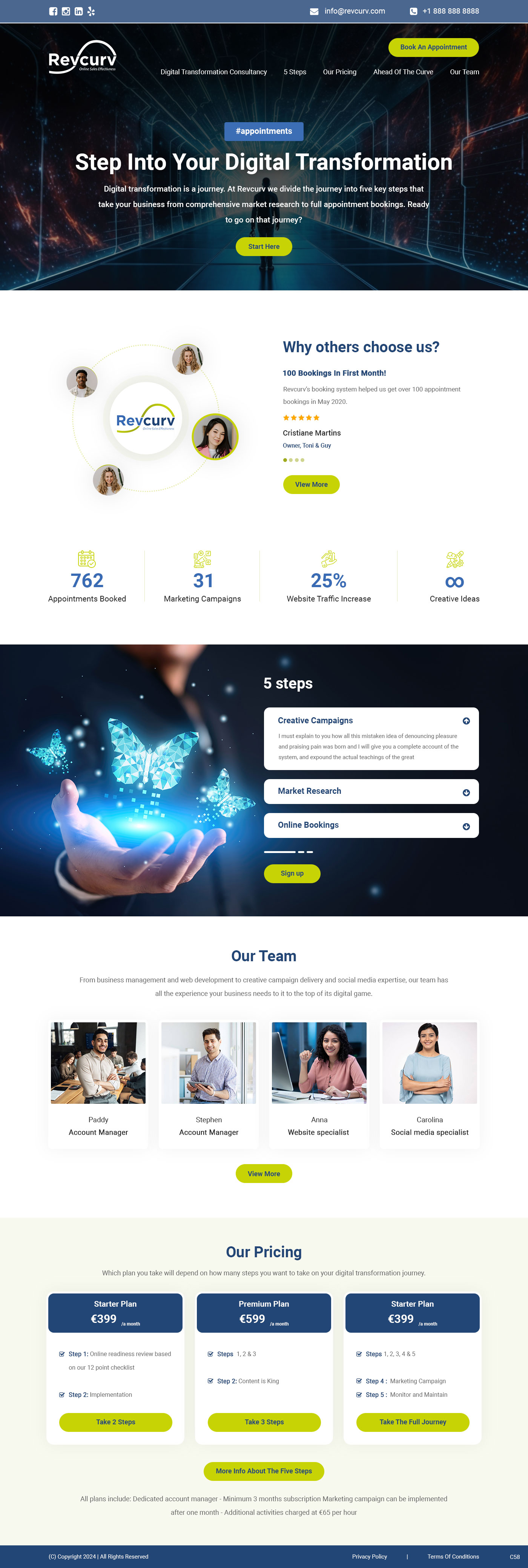 Web-Design von pb für Revcurv | Design #32110158