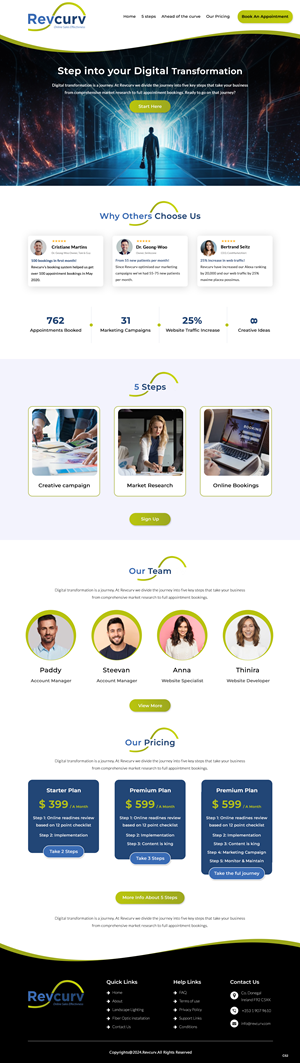 Web Design par pb pour Revcurv | Design : #32117285