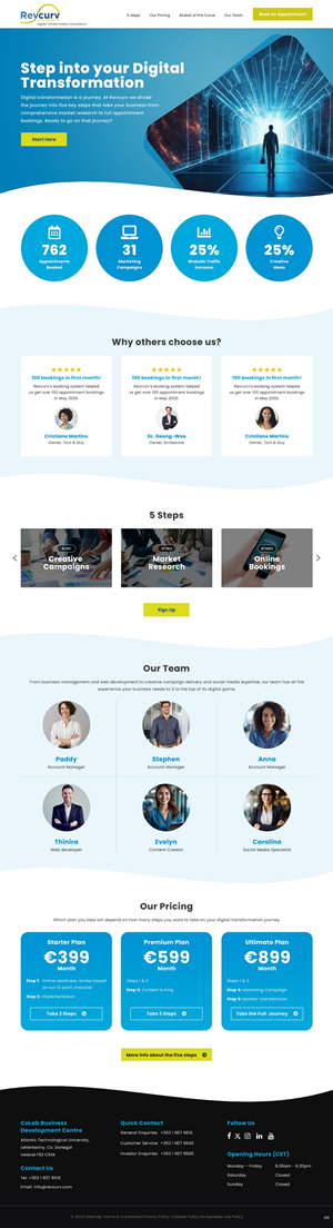 Web Design par pb pour Revcurv | Design : #32117287