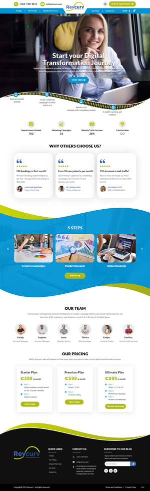 Web-Design von pb für Revcurv | Design #32208209