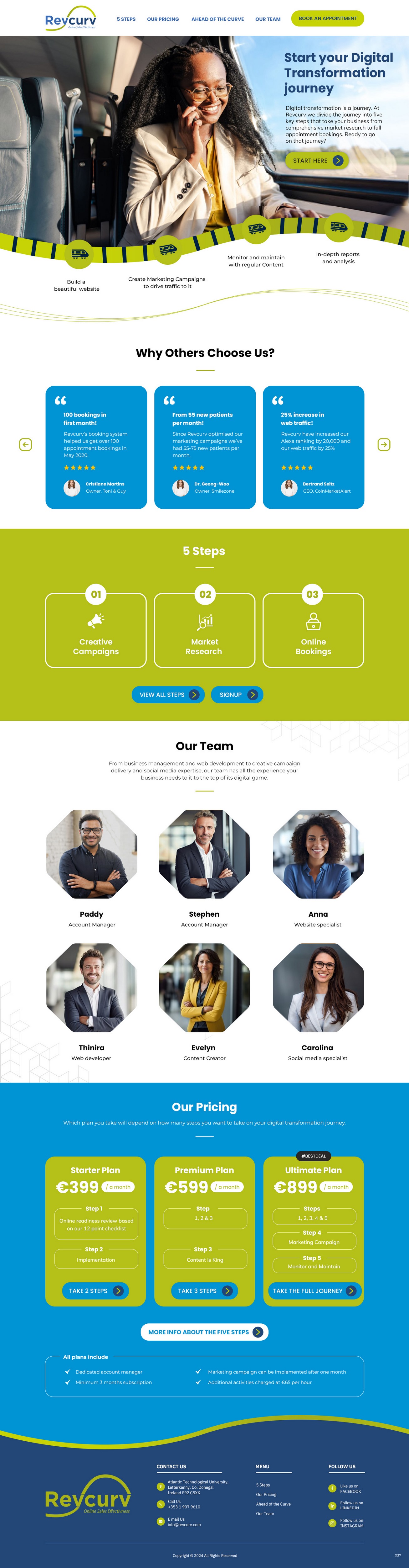 Web Design par pb pour Revcurv | Design #32208210