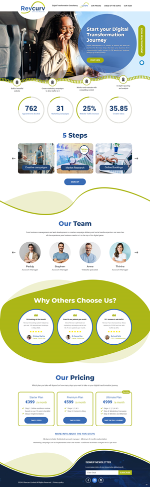 Web Design par pb pour Revcurv | Design : #32208211