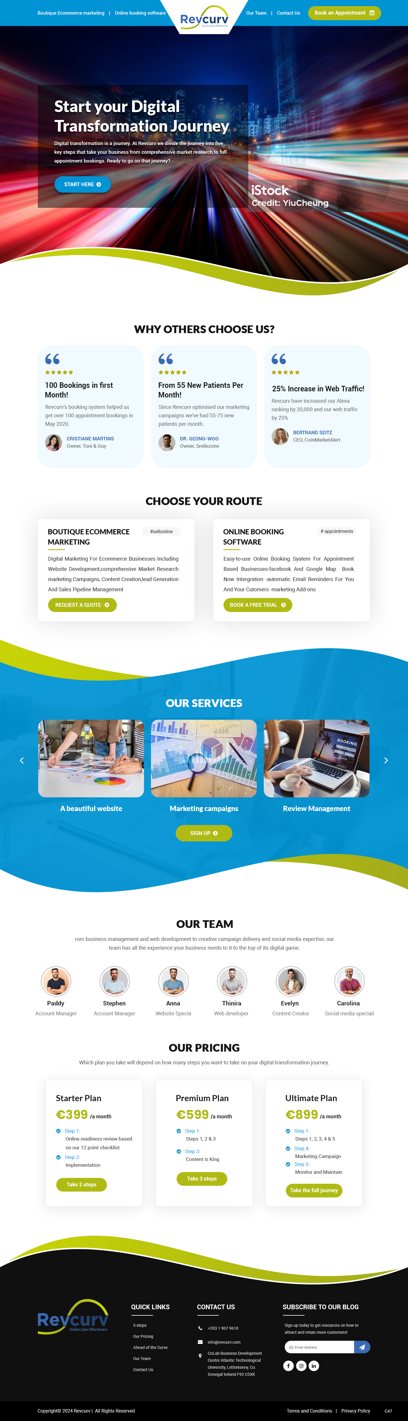 Web Design by pb for Revcurv | Design #32241173