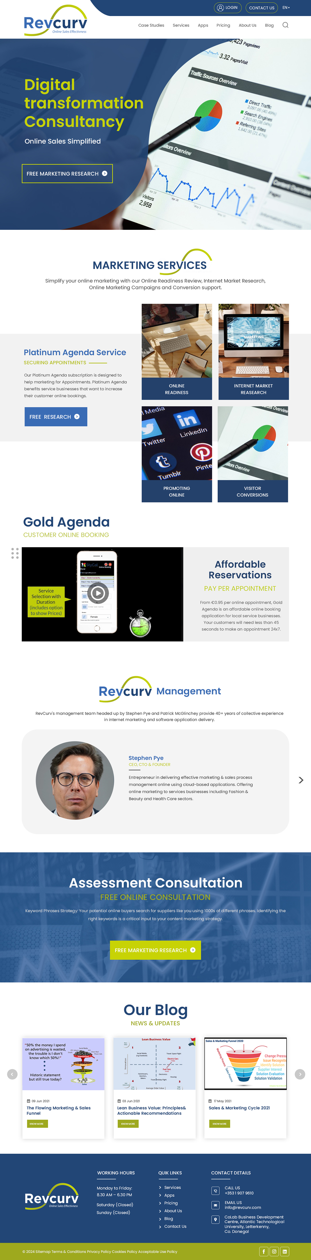Web Design by Creations Box 2015 for Revcurv | Design #32121901
