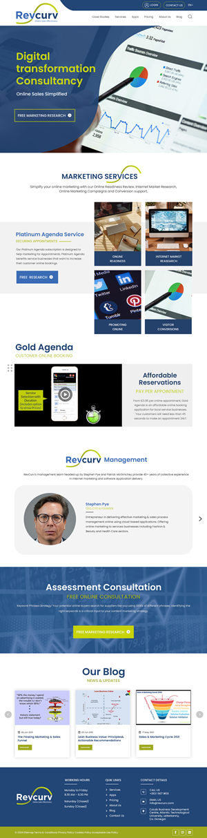 Web-Design von Creations Box 2015 für Revcurv | Design #32121901