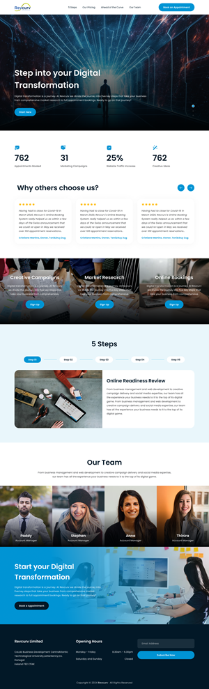 Web Design par Taufik H pour Revcurv | Design : #32125274