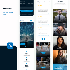 Web Design par Taufik H pour Revcurv | Design : #32125275